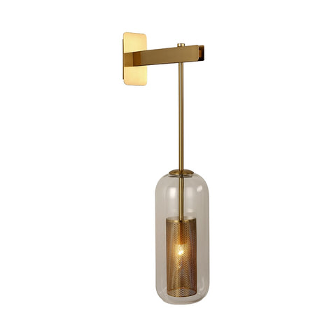 Applique murale industrielle moderne gold