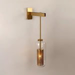 Lanterne  murale industrielle moderne gold