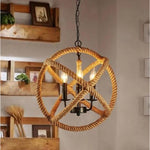 Lustre industriel corde 
